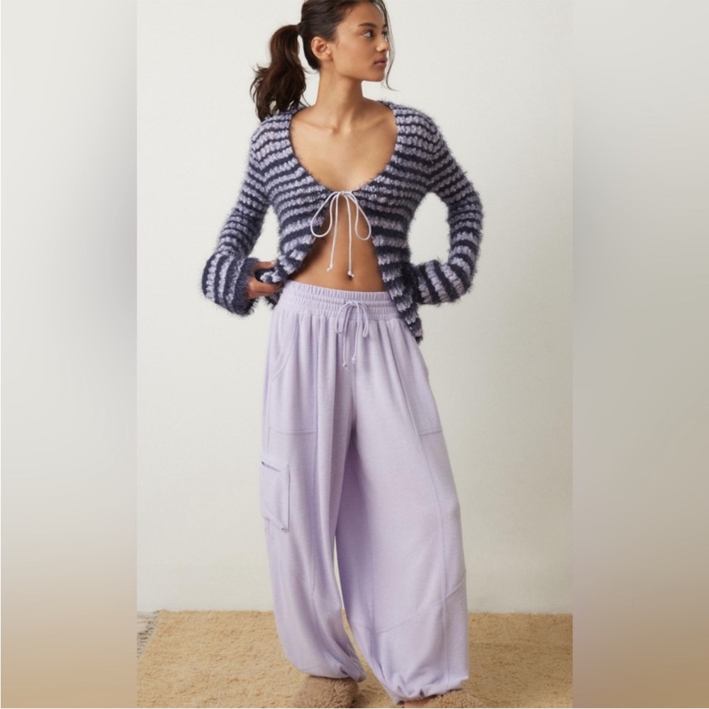 urban outfitters purple balloon pants